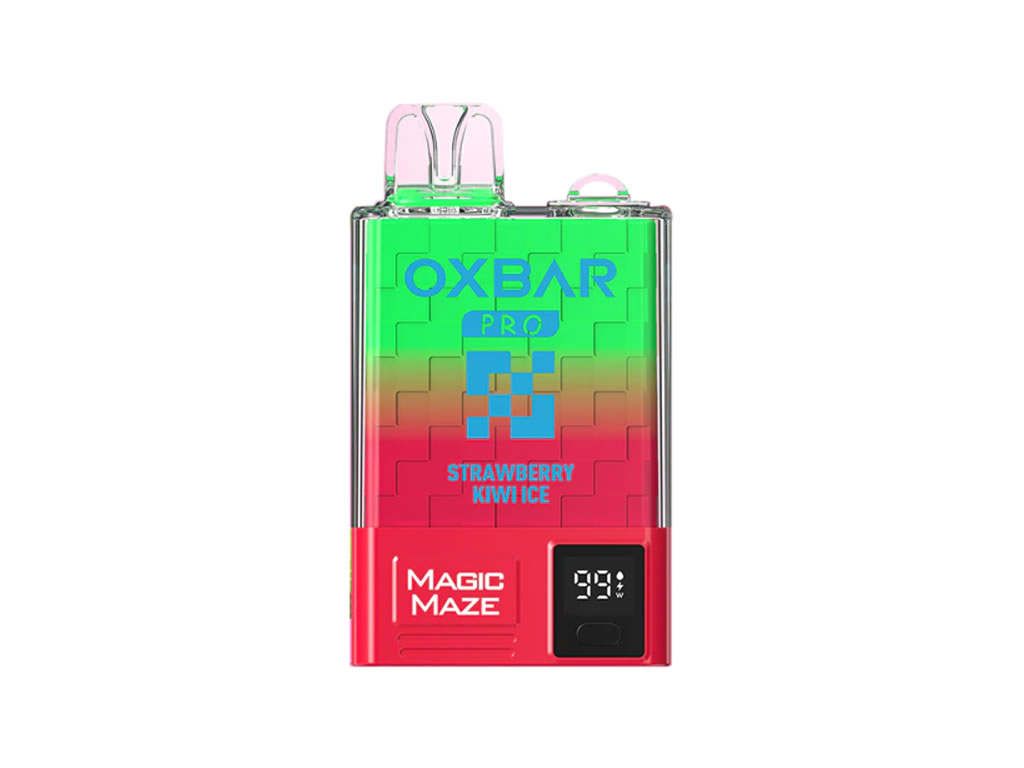 VAPORIZADOR DESCARTÁVEL MAGIC MAZE PRO - 10.000 PUFFS - STRAWBERRY KIWI ICE