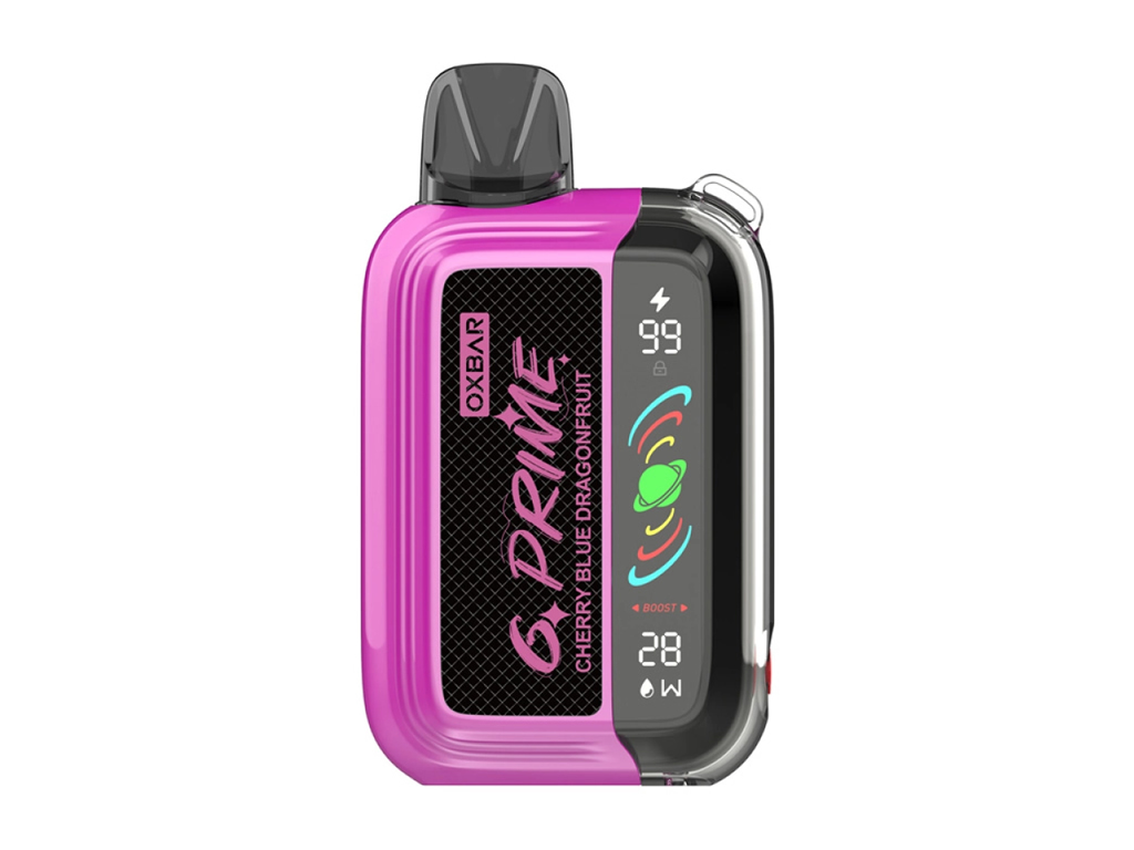 VAPORIZADOR DESCARTÁVEL OXBAR GPRIME - 25.000 PUFFS - CHERRY BLUE DRAGONFRUIT