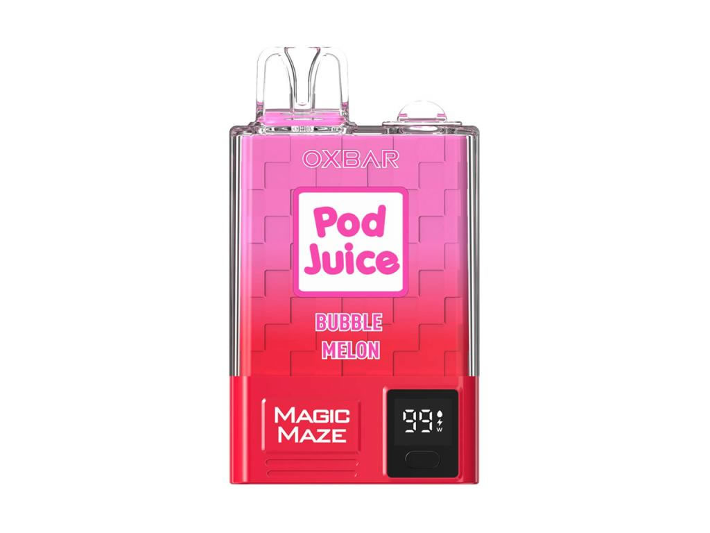 VAPORIZADOR DESCARTÁVEL OXBAR POD JUICE - 10.000 PUFFS - BUBBLE MELON