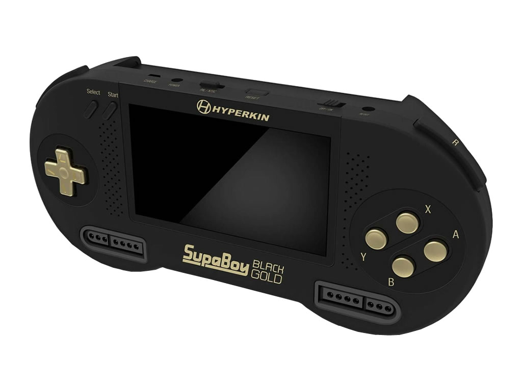 CONSOLE RETRO GAME - SUPABOY - BLACK/GOLD