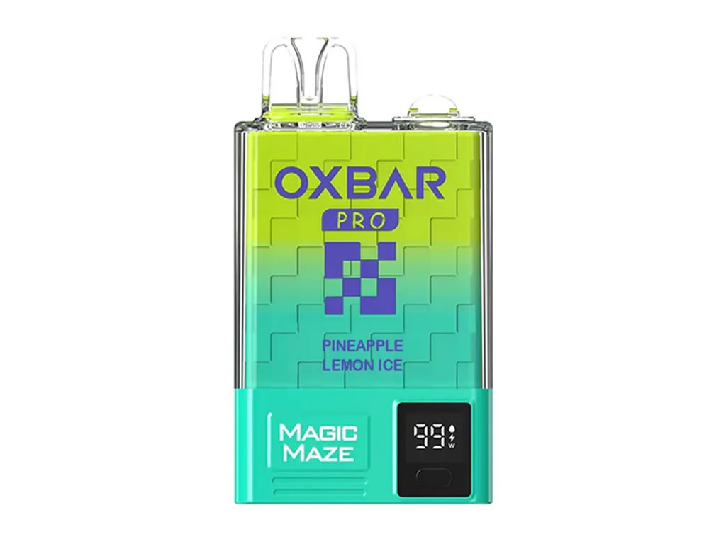 VAPORIZADOR DESCARTÁVEL MAGIC MAZE PRO - 10.000 PUFFS - PINEAPPLE LEMON ICE