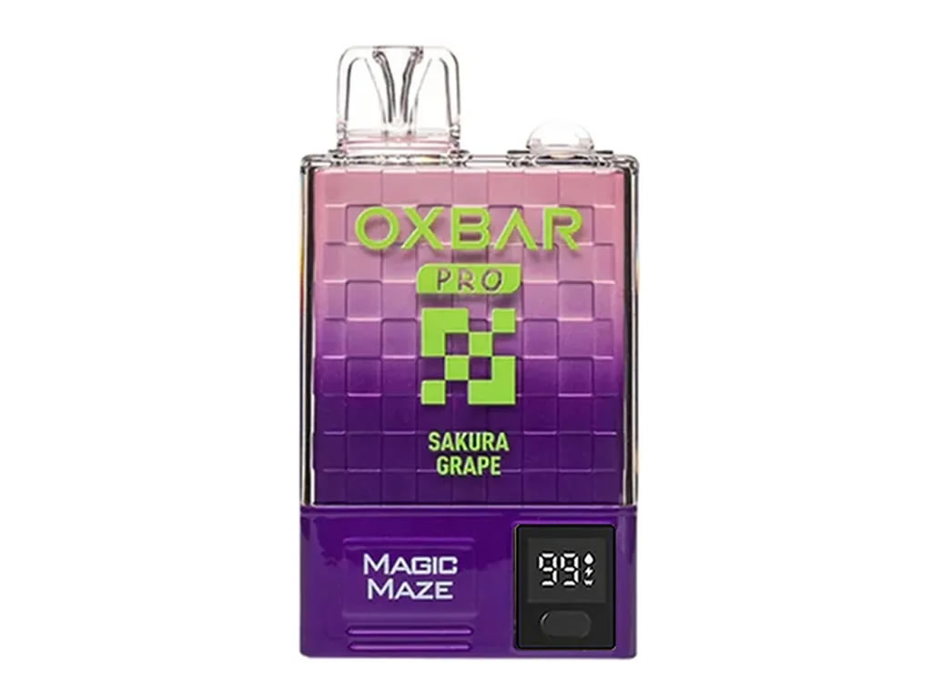 VAPORIZADOR DESCARTÁVEL MAGIC MAZE PRO - 10.000 PUFFS - SAKURA GRAPE